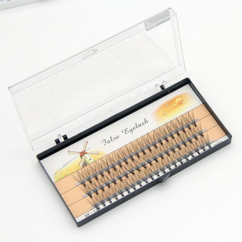 

60pcs Professional Makeup Individual Cluster EyeLashes Grafting Fake False Eyelashes eyelash extension individual eyelash bunche