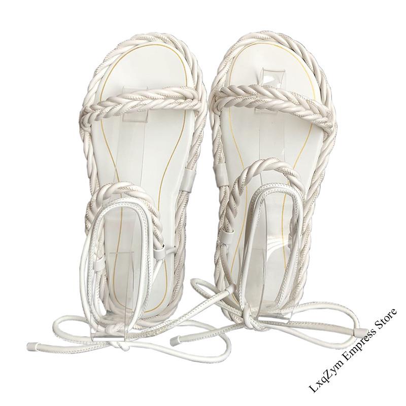 

Designer Brand Shoes Woman Weave Ankle Strap Leather Mules Slippers Sandals Ladies Summer Shoes Casual Slides, As show