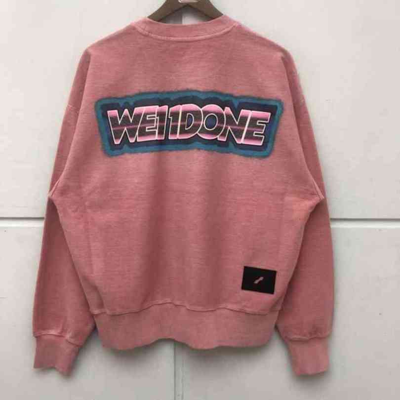

Vintage Welldone Sweatshirts Beautiful plants Crewneck Around the neck Hoodie men Women Best quality We11done Oversized Trui
