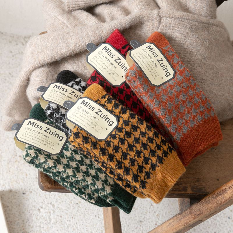 

High Quality Wool Blend Socks Wholesale Women Girls Autumn and Winter Warm Socks, Choose you like