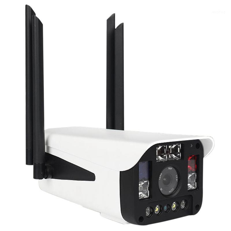 

Wireless Surveillance Camera Outdoor Waterproof 1080P WiFi Card Rotating HD Night Vision Camera(US Plug)1, White