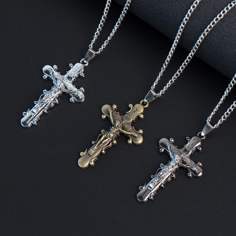 

Satan Cross Titanium Steel 316L Stainless Pendant Necklace Satanism Gothic Punk Jewelry