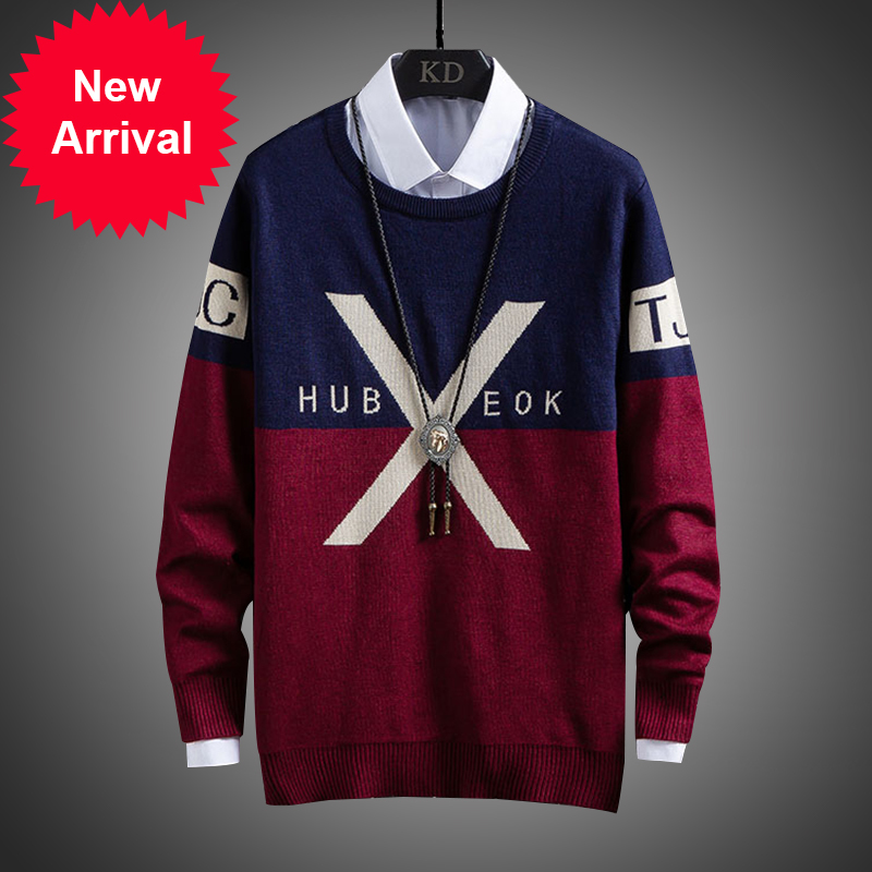 

Casual male sweater-neck fine autumn dress long shirt fitting men' shredded sweater cashmere wool pull homme, Se9901 orange