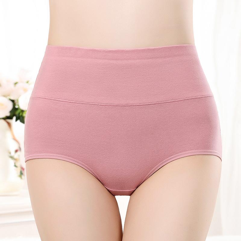 

Women large Underwear High Waist Panties Cotton Comfortable Underpants Soft Breathable Female Intimates -3XL Plus Size Briefs