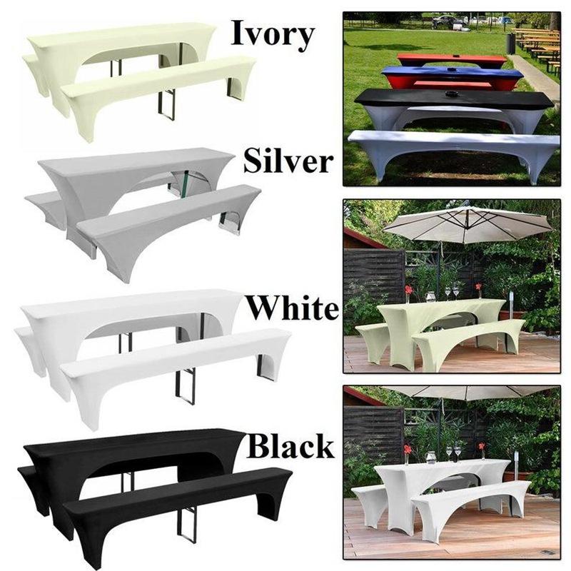 

Table Skirt Solid Elasric Tbale Cover Home Restaurant Kitchen Dirt-proof Useful Tools