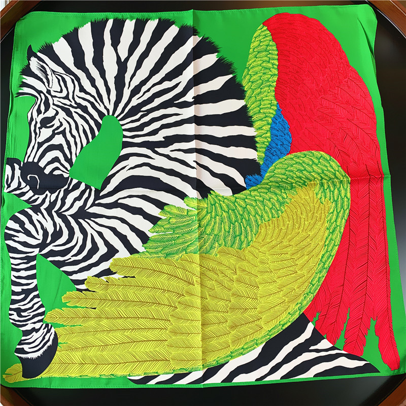 

Silk Neck Scarf Horse Pattern Printing Small Square Scarf Hijab Women Twill Silk Scarfs Headband Print Scarves