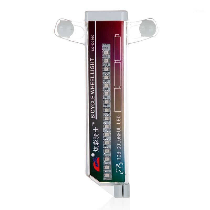 

Colorful For Bicycle Rainbow LED Lanterns On Bicycle Wheel Signal Lights For Bikes Accessories1