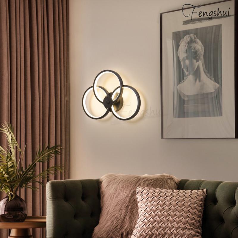 

Modern LED Wall Lamp Lighting Note Wall Lamps Bedroom Living Room Loft Lights Interior Device Nordic Minimalist Creative AC