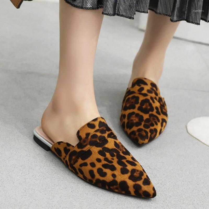 

Fanyuan Women Sandals Shoes Fashion Snake Leopard Print Slipper Shoes Women New Design Pointed Toe Footwear Size 31-481, Red