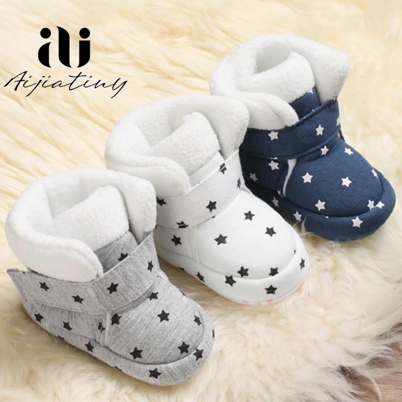 

Warm Newborn Toddler Boots Winter First Walkers baby Girls Boys Shoes Soft Snow Booties for -18M, Baby shoes