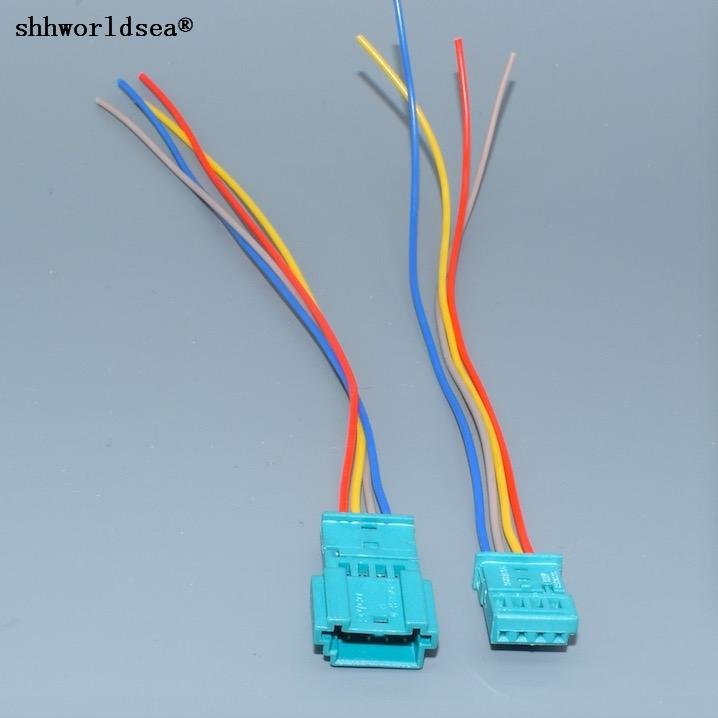 

shhworldsea 4P 968813-9C 0-1452576-8 PA66 For 4 pin male and female unsealed wire harness connector car