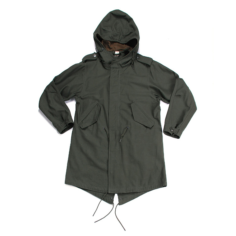 

M-51 peixe cauda parka escudo do exrcito dos eua vintage trench coat uniforme militar verde TZAQ, Army green
