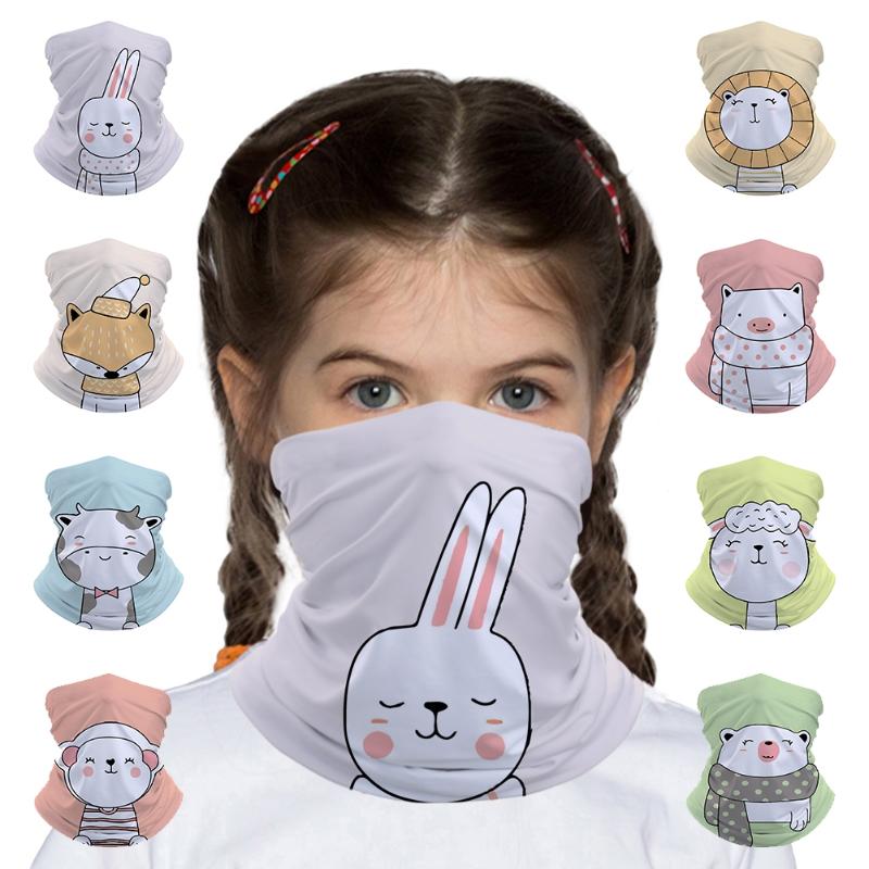 

Scarf Animal Kids Seamless Bandana Headband Face Mask Tube Scarf Balaclava Headwear