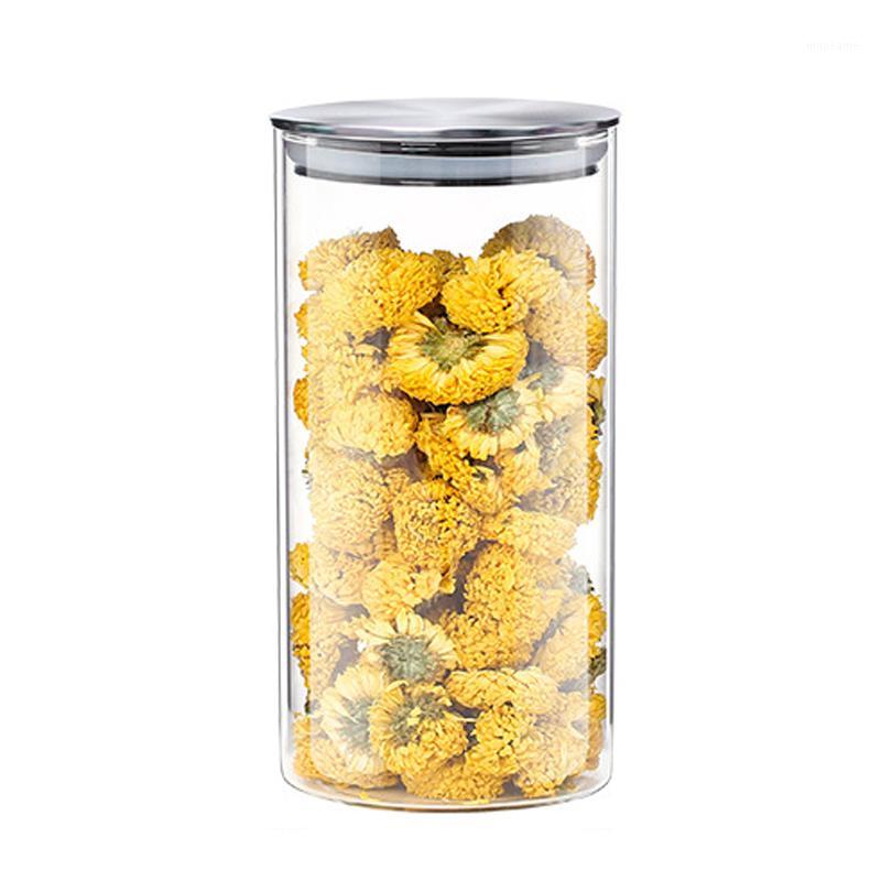 

Storage Glass Jar No Lead Kitchen Storage Bottles Sealed With Cover Large Capacity Candy Glass Jars Box 750Ml1