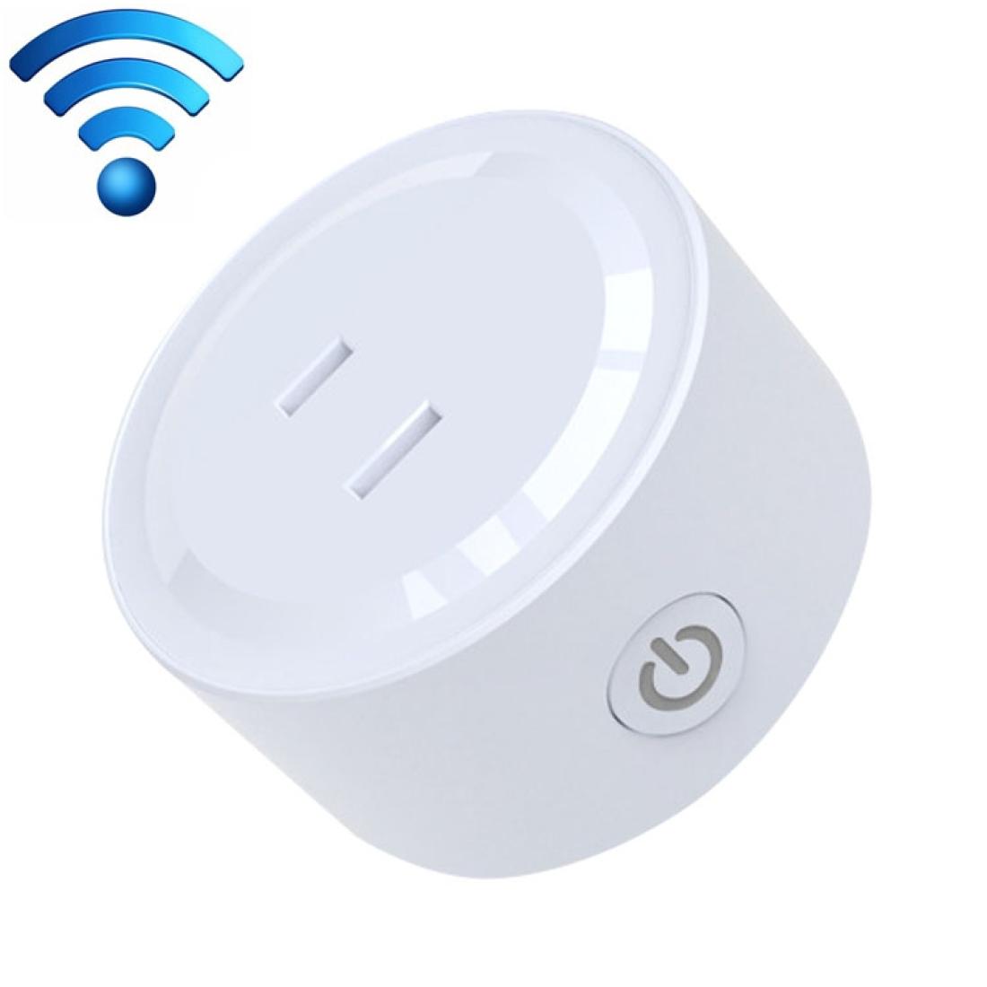 

10A Round Shape WiFi Mini Plug APP Remote Control Timer Smart Socket Support Alexa Google Home AC 100-240V JP US Plug