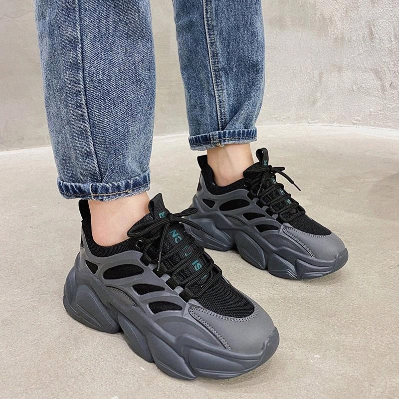 

Chunky Sneakers Women Shoes 2020 Platform Sneakers Vulcanized Shoes Women Casual Trainers Dad Chaussure Femme #Wo8w