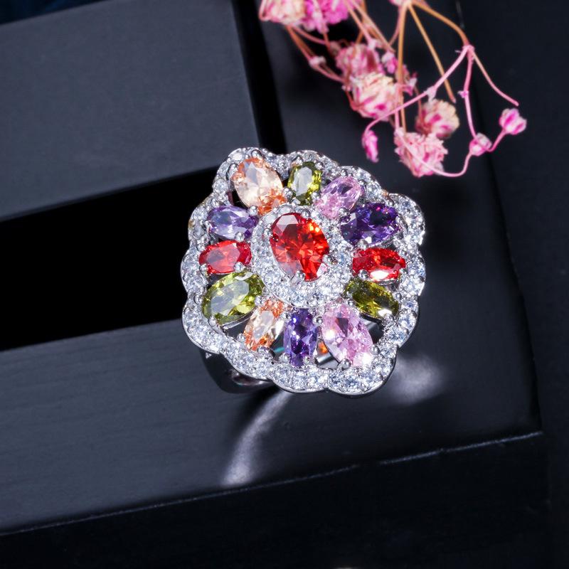 

Fashion Ethnic 925 Sterling Silver Ruby Gemstone Birthstone Wedding Engagement Cocktail Party Ring Fine Jewelry Wholesale