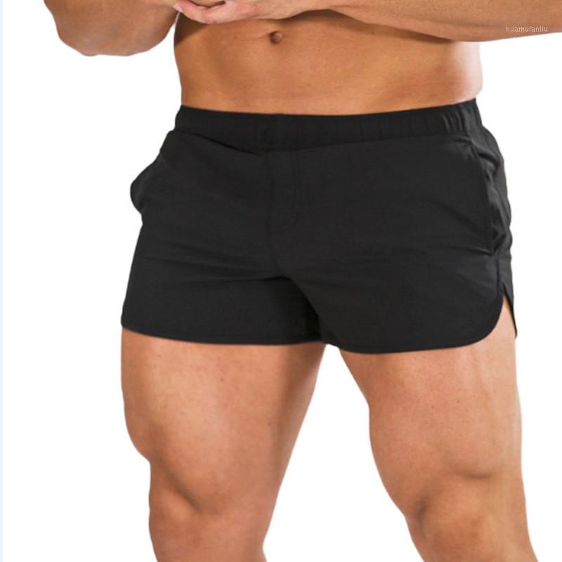 

Summer New Men Sports Running Shorts Jogging Fitness Quick Drying Gym Training Male Short Beach Bottoms1, Black