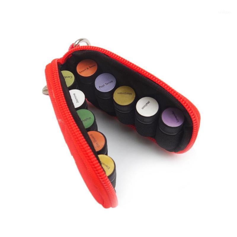

10 Bottles Essential Oil Storage Bag Carrying Portable Travel Holder Case 2ml Organizer Bag1