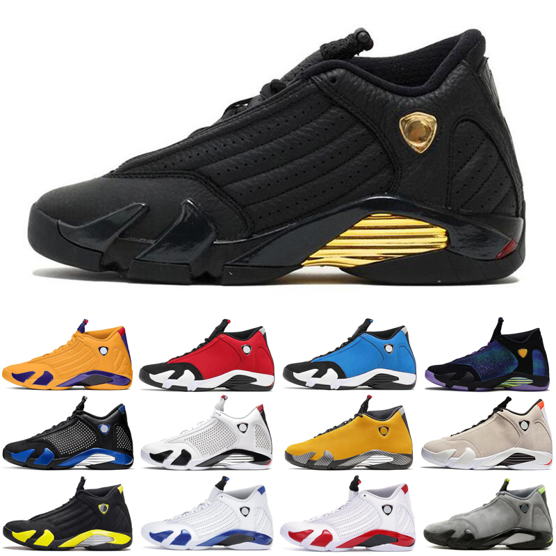 

newest jumpman 14 14s men basketball shoes University Gold Gym Blue Varsity Hyper royal Thunder athletic mens trainers sports sneakers, #14 desert sand
