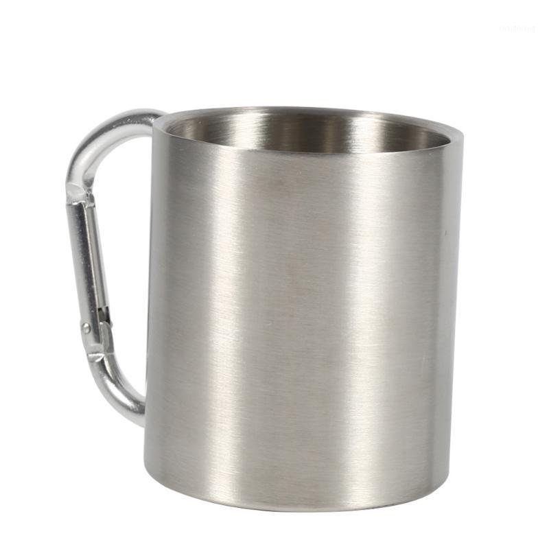 

Portable Mug Travel Outdoor Camping Mug Tableware Cups Set Picnic Supplies Stainless Steel Wine Beer Cup Whiskey Coffee Cup1, As pic