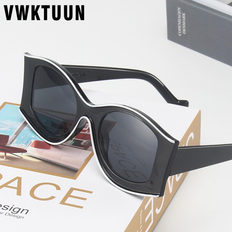 

Sunglasses VWKTUUN Rectangle Women Vintage Colorful Wide Frame Glasses UV400 Driving Driver Shades Outdoor Eyewear