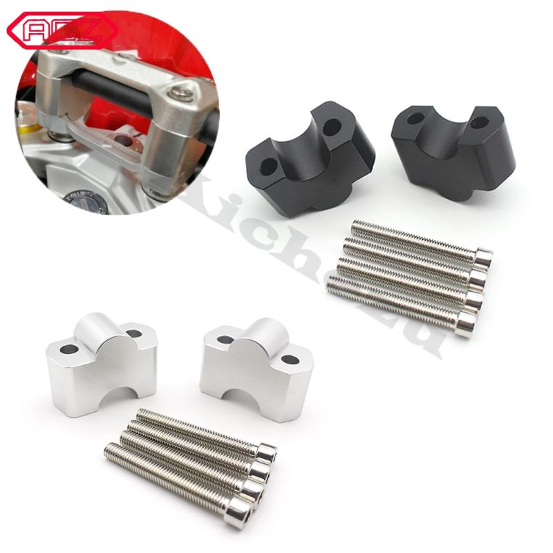 

For G310R 2020-2020 G310GS 2020-2020 Aluminum Motorcycle Accessories Alloy Handlebar Risers Height up Adapters