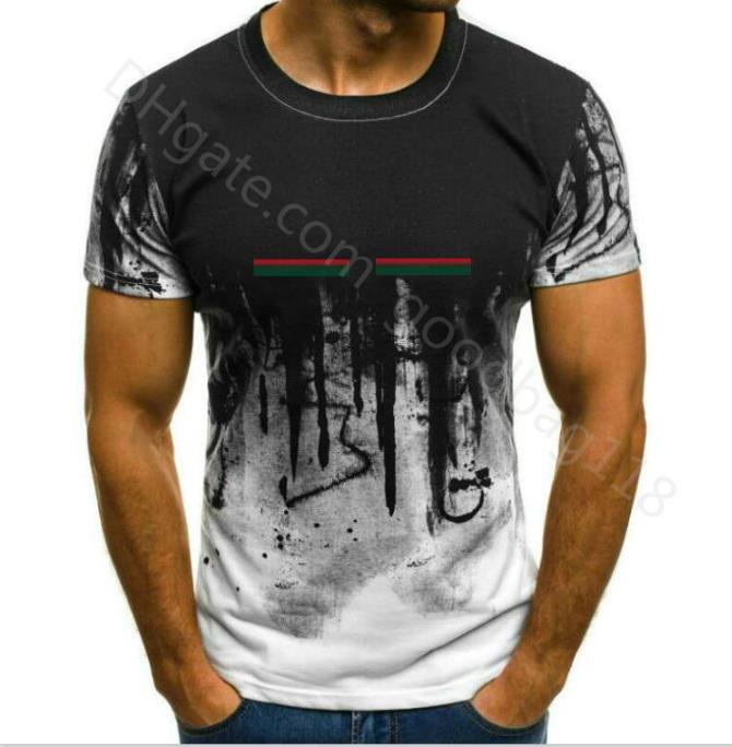 

Fashion Mens T Shirts Summer T Shirt High Quality Mens Designer T Shirt Hip Hop Streetwear Men Black Short Sleeve Tees Big Size S-6XL, Colour 7