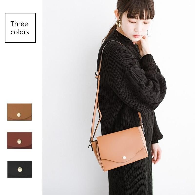 

2021 new bag PU leather solid color soft leather fashion shoulder bag multi compartment shoulder, Black