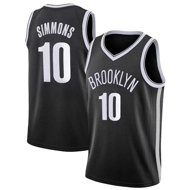 

top Ben 10 Simmons Brooklyns 2022 Neteys Jersey James 1 Harden Philadelphias Jersey 76ereys Basketball, Black;red
