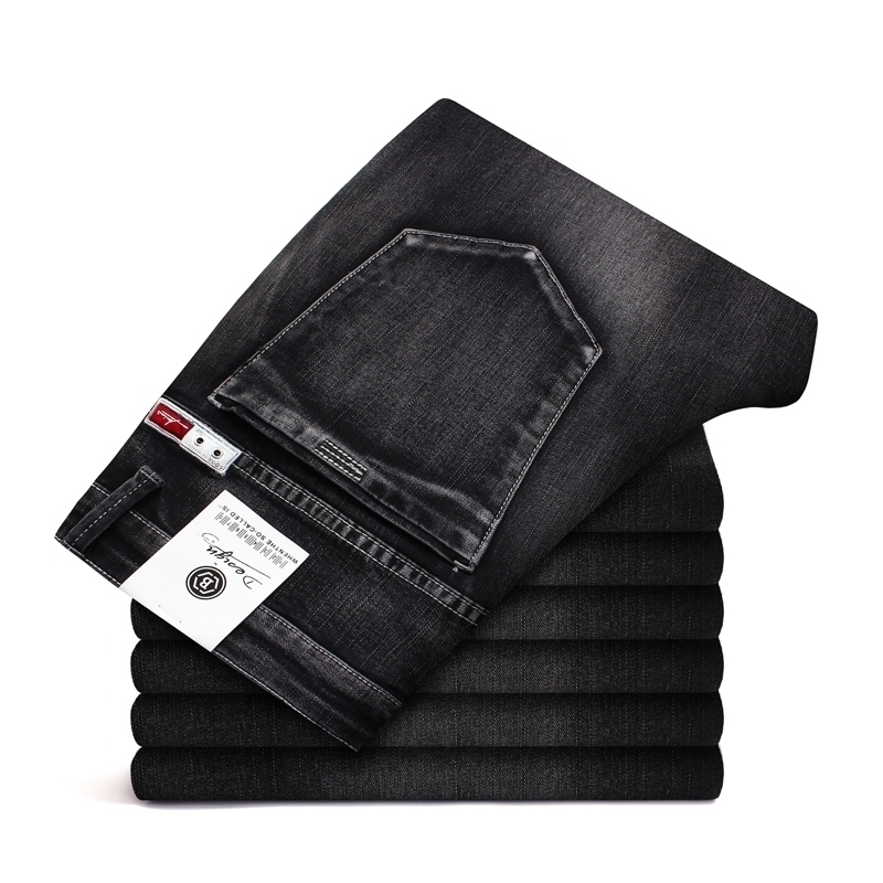 

Brand Men Skinny Jeans New Elastic Slim Trousers Jean Male Fashion Casual Denim Pants Black Plus Size 40 42 44 46 201111, Light grey 312