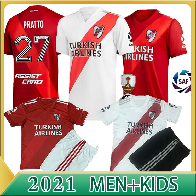 

2020 2021 River Plate home white Soccer Jerseys River Plate away Red G.MARTINEZ QUINTERO PRATTO Soccer 20 21 riverbed Football Shirts