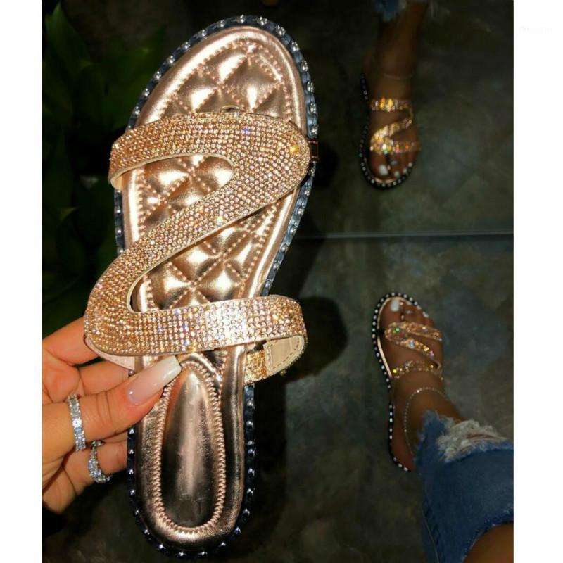 

Women Summer Flat Bling Slippers Transparent Soft Jelly Shoes Female Flip Flops Sandals Outdoor Beach Ladies Slides Plus Size1, Black