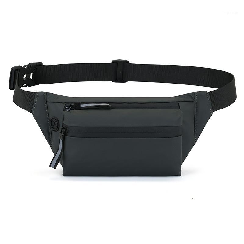

men's casual men's bag running mountaineering pockets waterproof and wear-resistant travel phone waist bag multi-color optional1, Purple