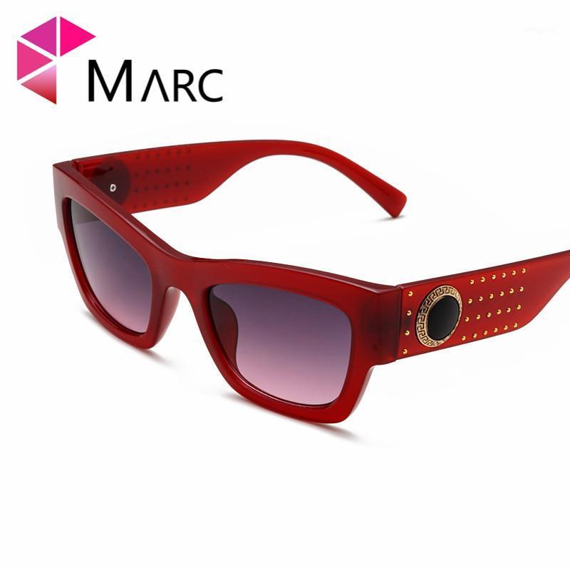 

Sunglasses MARC Square Trendy Women 2021 Cat Eye Sun Glasses Eyewear Shades For Woman Sunglass Ladies Retro1
