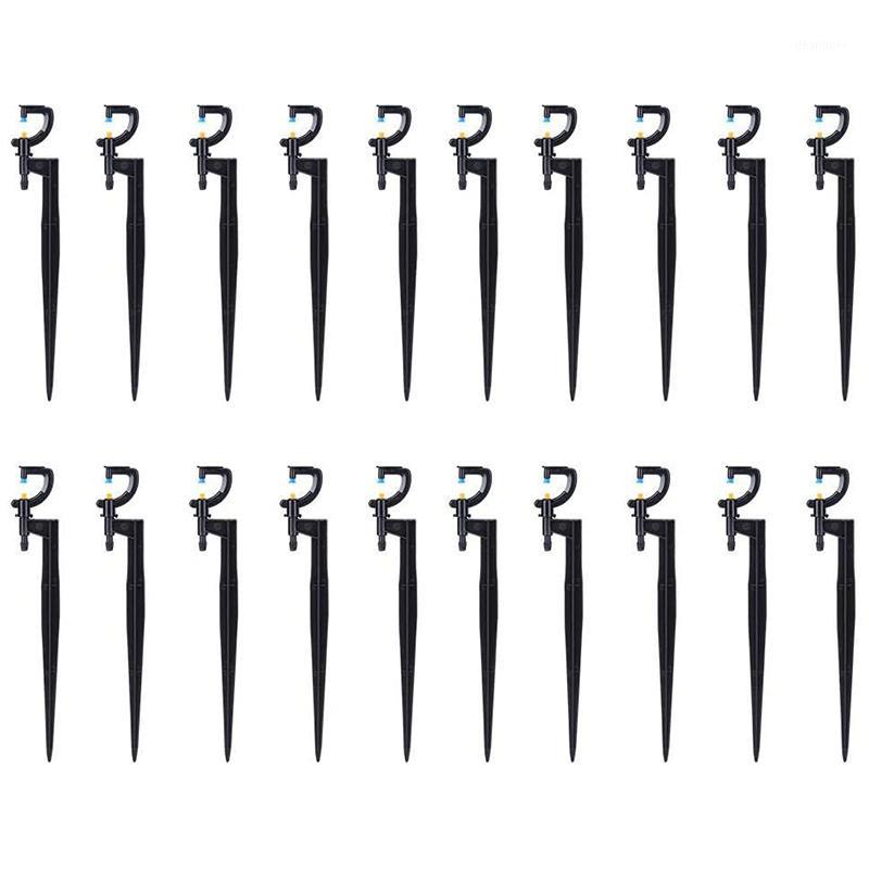

Garden Spray Nozzle, 20Pcs 4/7 Watering Sprinkler G Type Ground Rod Nozzle Garden Lawn Irrigation1, Black