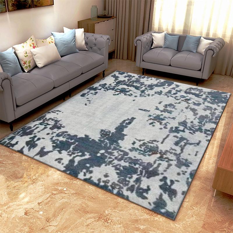 

Simple Style Home Living Room Area Rug Corridor Bedside Kitchen Rug Floormat Non-slip Splash Ink Playing Mat Carpets for Bedroom, No-01