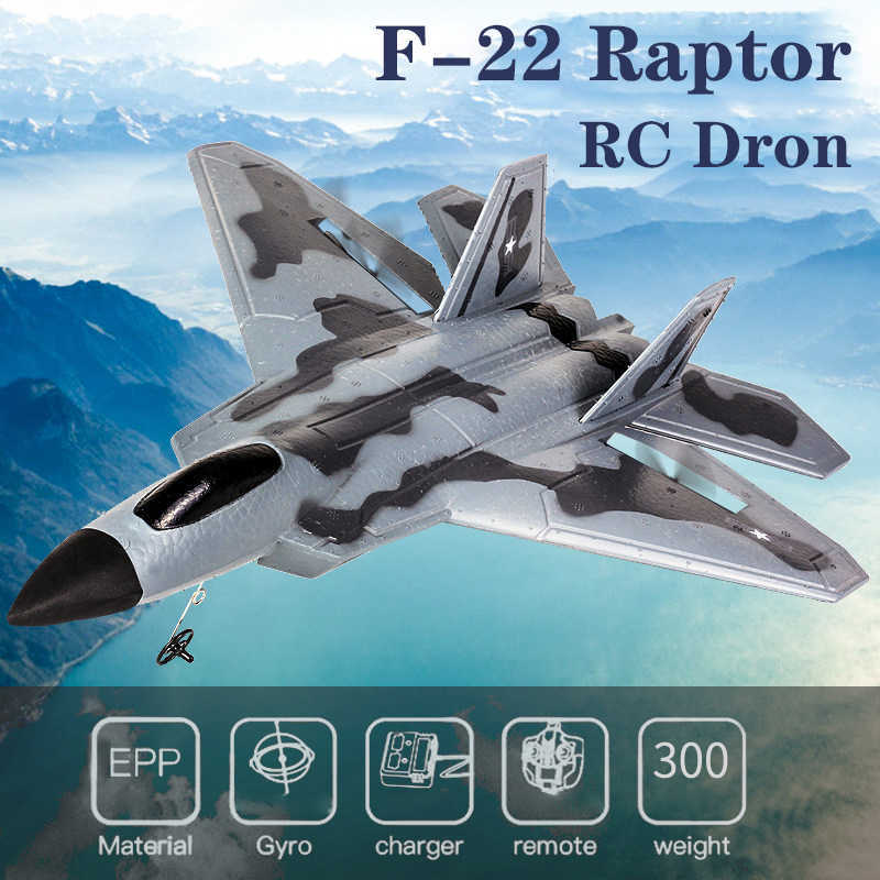 F22 F18 SU35 SU27 F16 2.4GHz EPP RC Airplane RTF with Wireless Remote Controller Drone Aircraft Model Boy gift F35-image-755892494