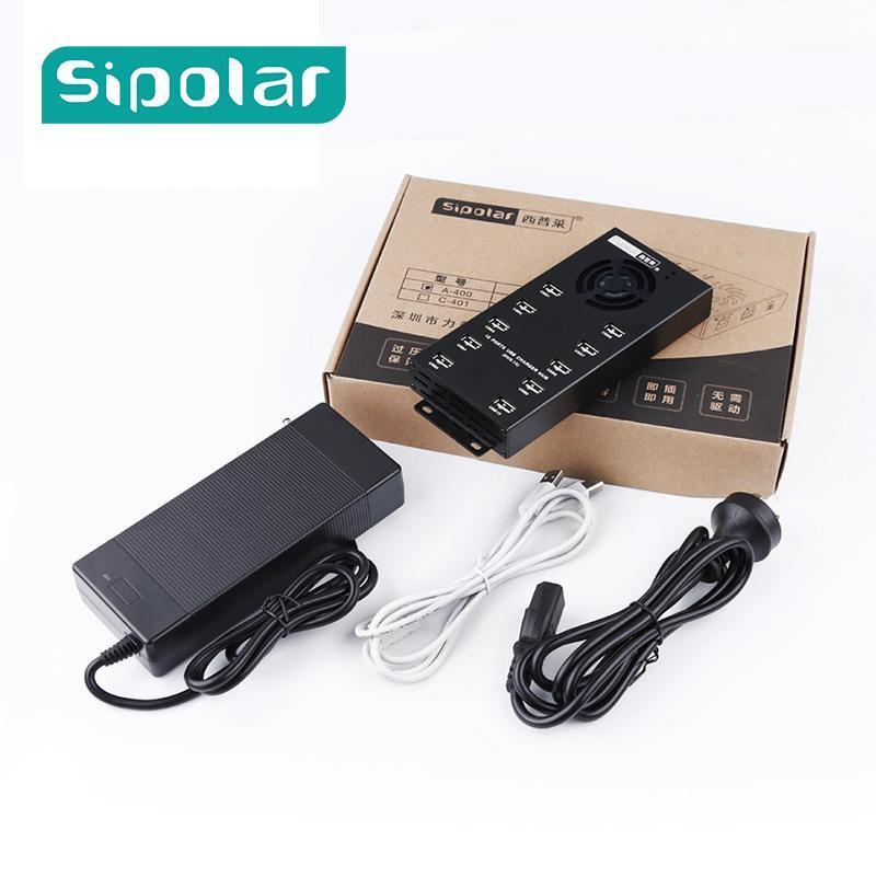 

Hubs Sipolar A-400 Multi 10 Port USB 2.0 Charging And Data Hub With 120W Power Adapter For Phone Tablets Repair Restore UL Optional1