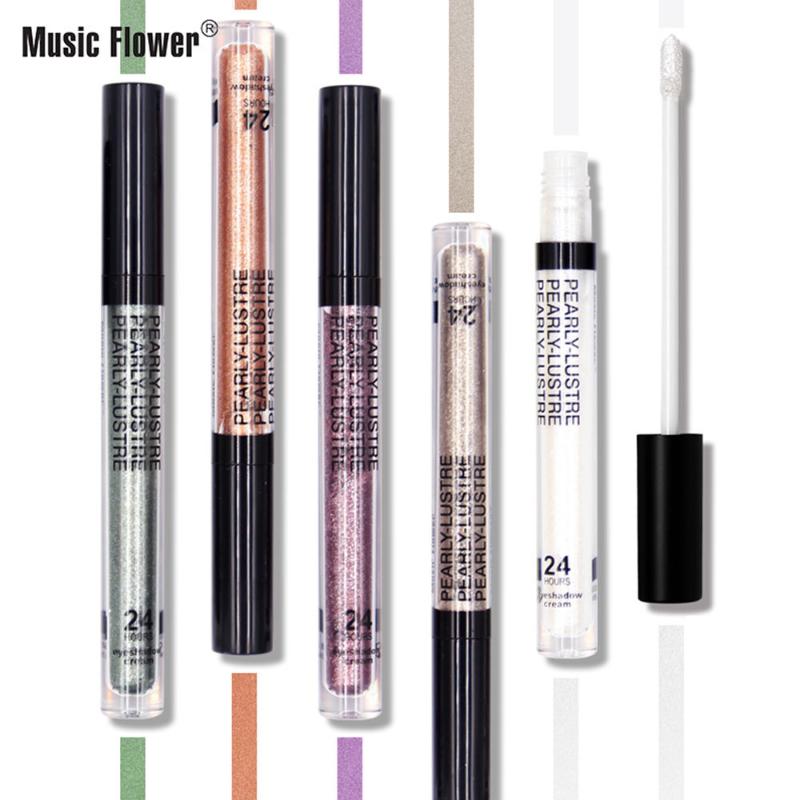 

Music Flower8 Color Selectable Liquid Eye Shadow Shiny Easy to Color Waterproof