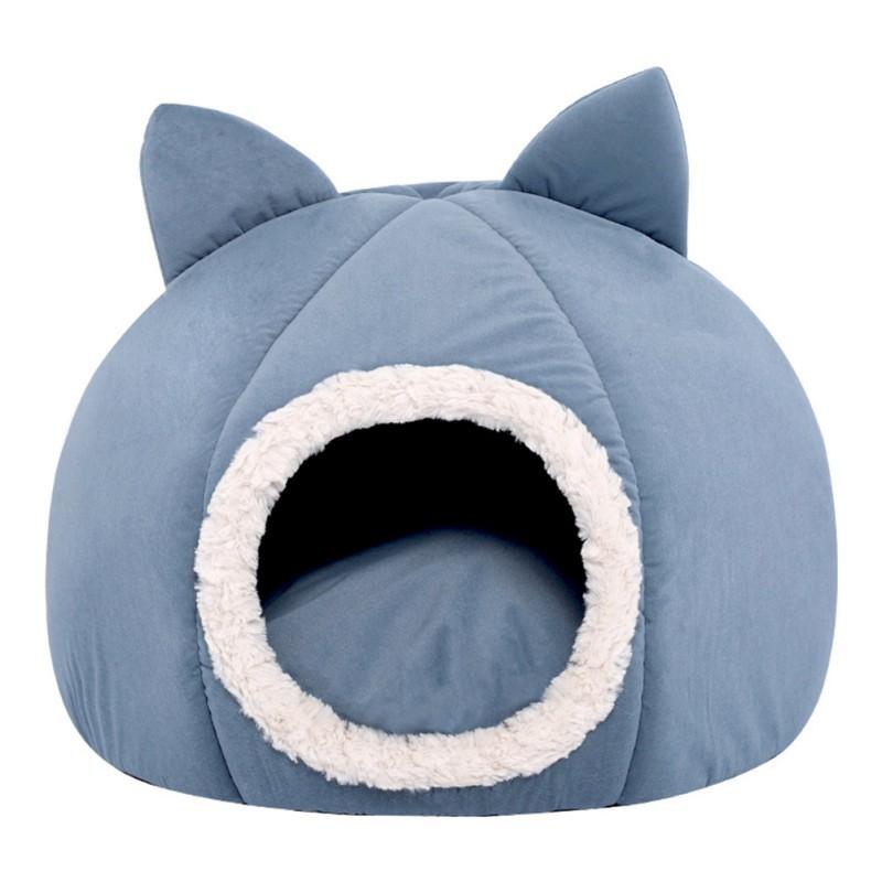 

Cat Nest Closed Ball Space Warm Flannel Fabric Comfortable Soft bBeathable Bottom Durable Non-slip Pet Supplies