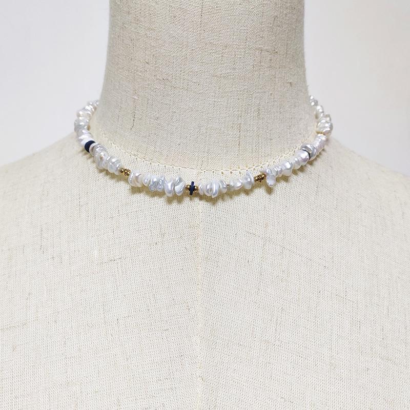 

2020 Winter New Irregular Pearl Piece Necklace High Quality Unique Freshwater Pearl Choker Lady Banquet Charm Costume Accessorie