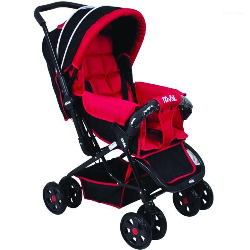 

Two-Way Baby Stroller Red Black1