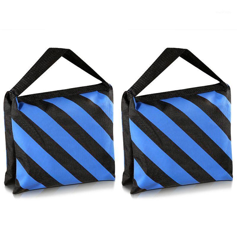 

ABKT-Set of Two Black/Blue Heavy Duty Sand Bag Photography Studio Video Stage Film Sandbag for Light Stands Boom Arms Tripods1