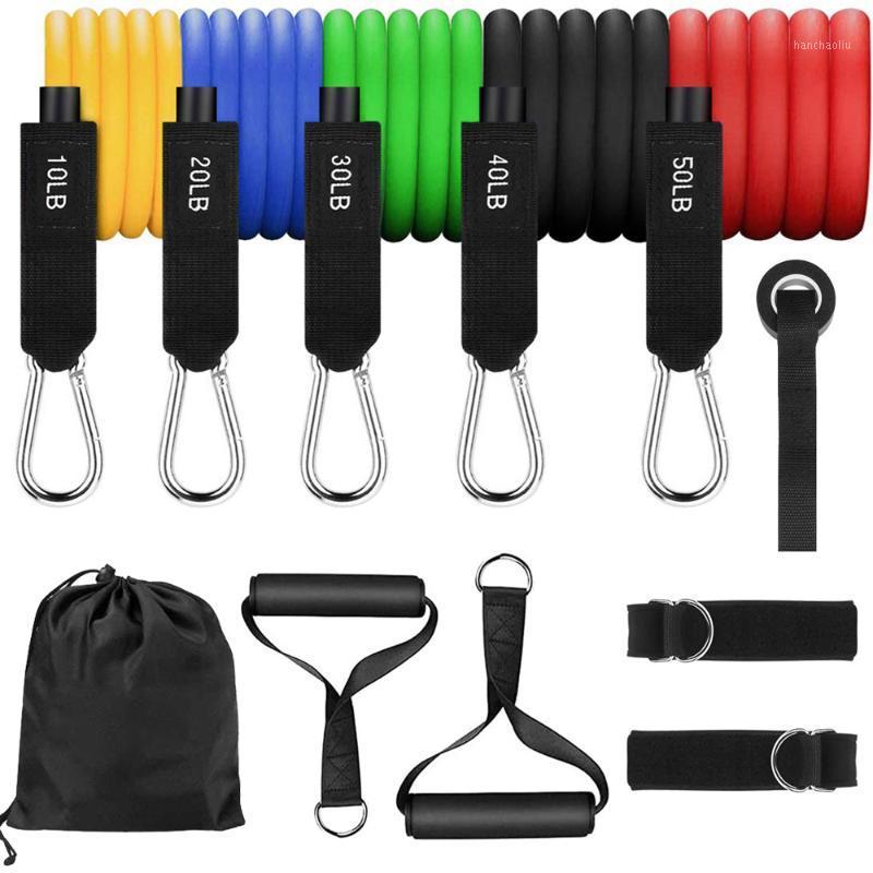 

Resistance Bands Set Exercise Bands with Door Anchor Handles Legs Ankle Straps for Yoga Resistance Training Physical Therapy1