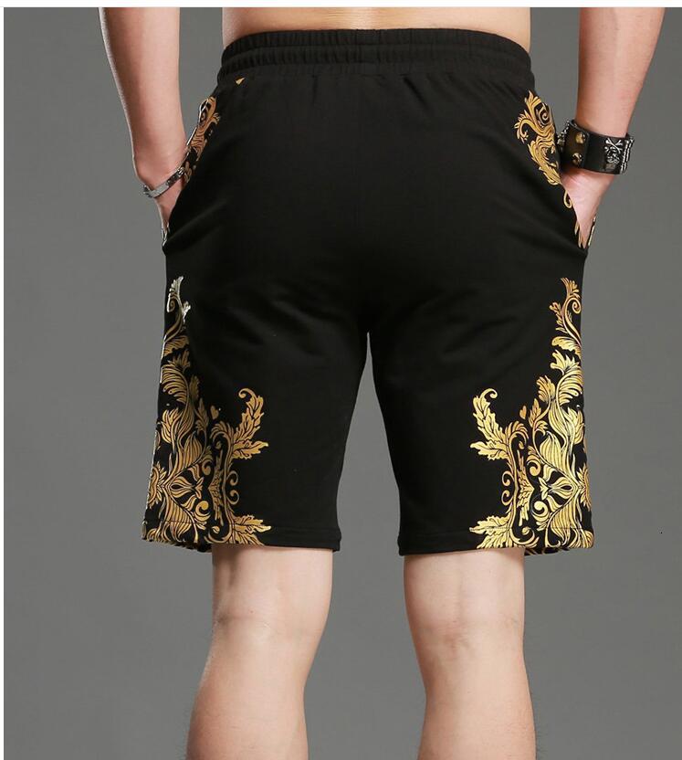 

Men's Shorts 100% Cotton Casual Embroidery Interested in 2021 New Design Pmah, Black