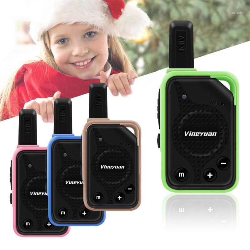 

1 Pair Vineyuan Super Mini Walkie Talkie Kids Gifts Toys Two Way Radio 16 Channels CB Communicator Scanner With Earpiece1