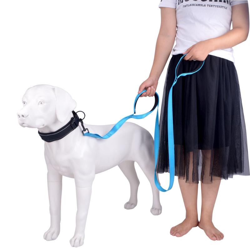 

Reflective Dog Leash Durable Nylon Lead Leashes for Dogs Cats Outdoor Walking Training Safety Pet Dog Traction Rope Pet Supplies