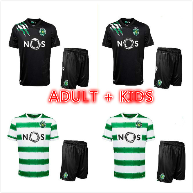 

adult kids kit 2020 Sporting Lisbon Soccer Jerseys 20/21 VIETTO COATES ACUNA PHELLYPE Soccer Shirts JOVANE ROSIER BATTAGLIA Football uniform, Army green