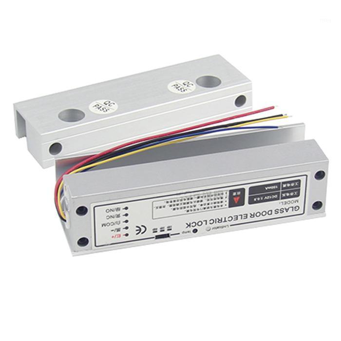 

12VDC RFID Electric Bolt Lock Frameless Glass Door NC 5 cable Access control1